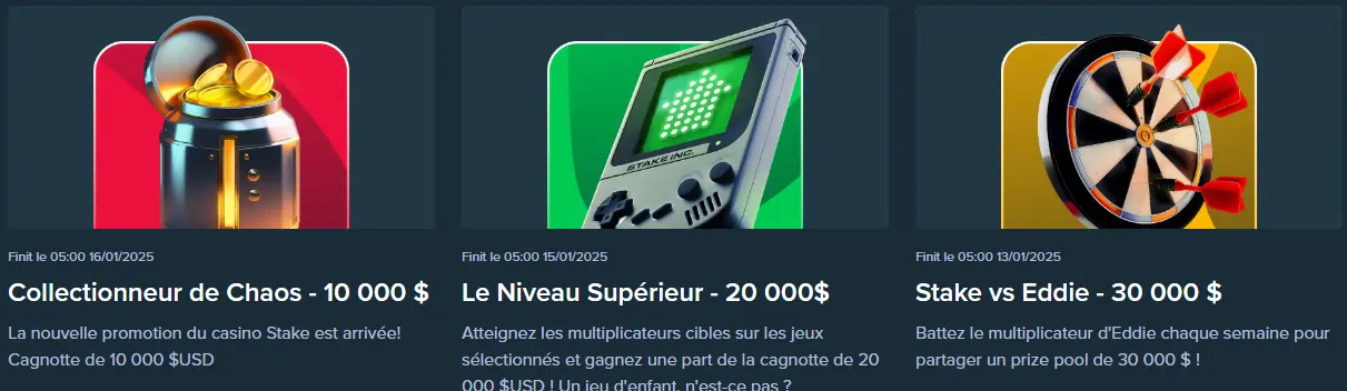 Le Niveau Superieur promotion de Stake casino